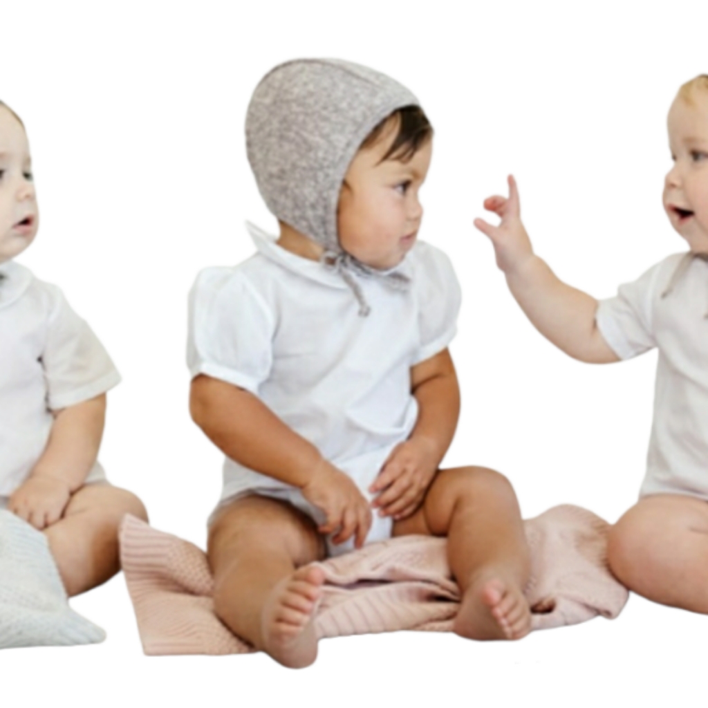 Jacqueline & Jac Pink Marled Cotton Bonnet Size 3-6m